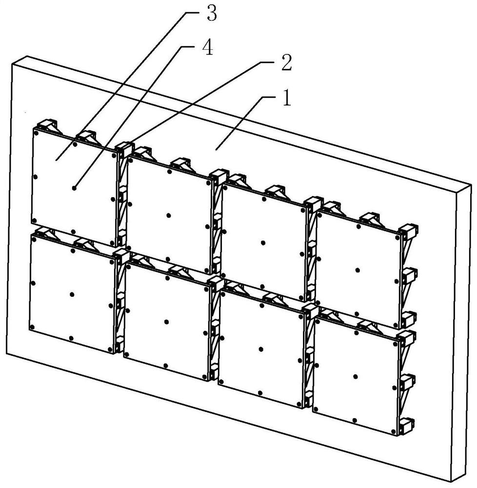 A kind of leveling construction technology of wall base plate