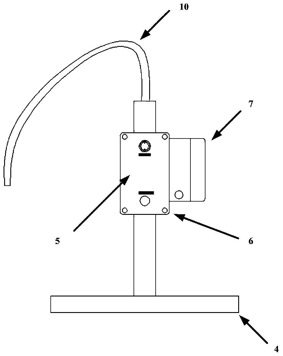 Device for detecting fire monitor flow and hydraulic pipeline strength and pressure resistance of fire fighting truck