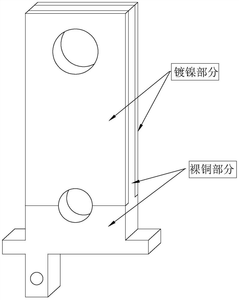 Nickel electroplating process of electrode