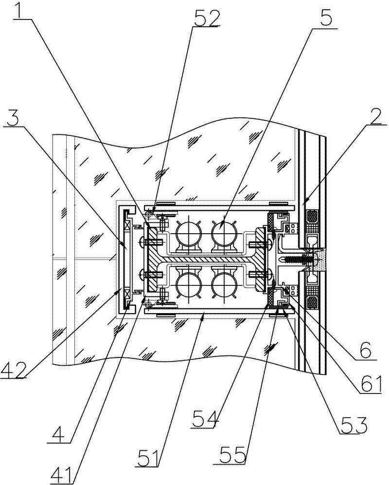 A luminous keel structure