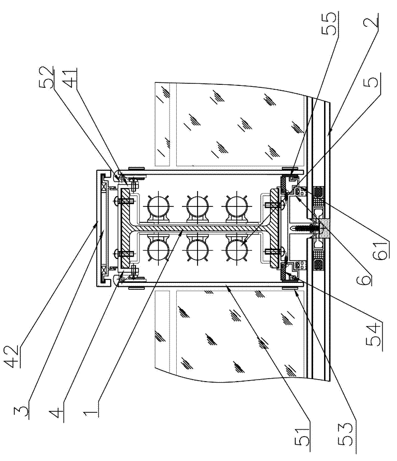 A luminous keel structure