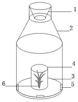 Method and device for efficiently separating beneficial and harmful insects