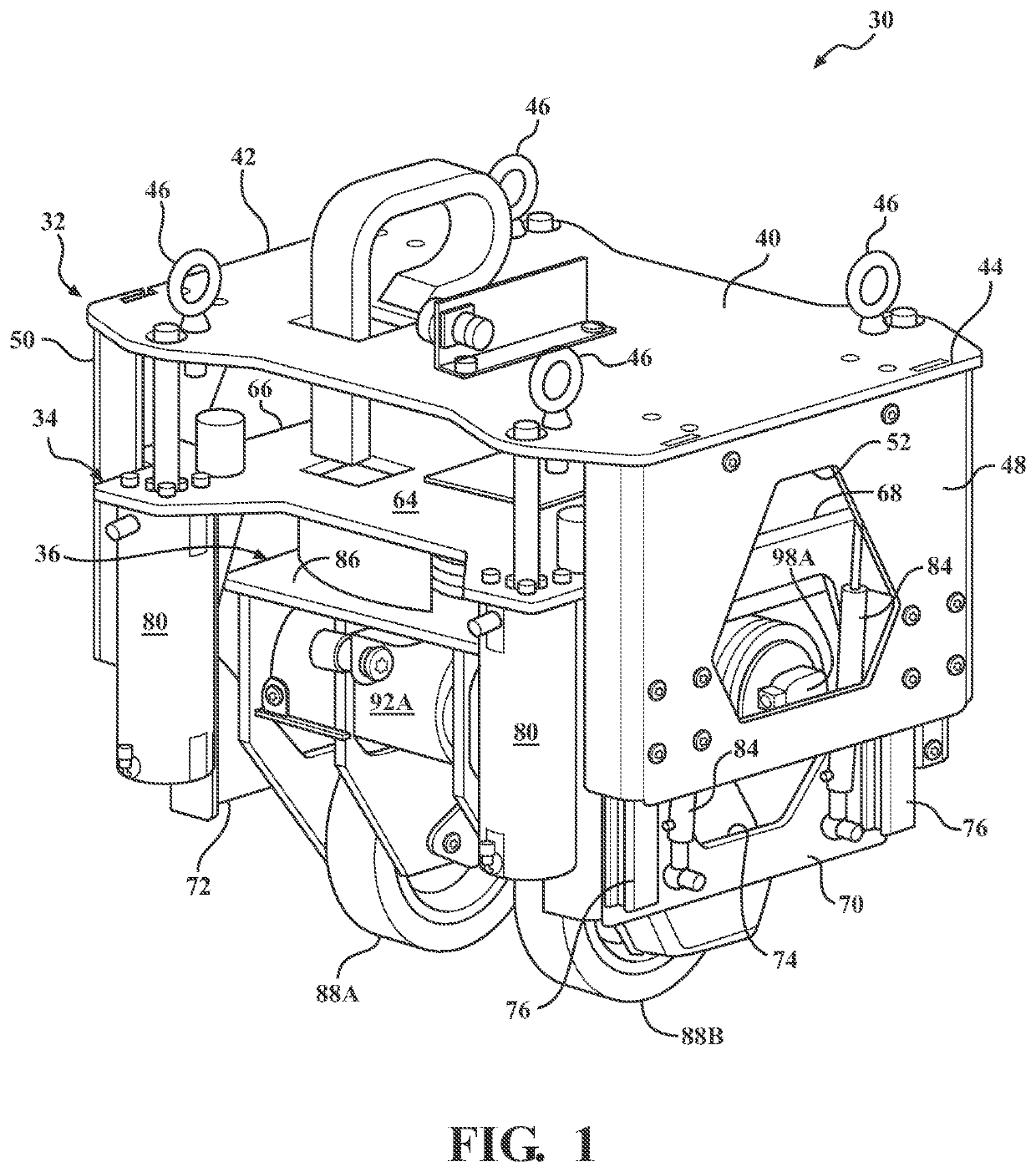 Steerable drive wheel