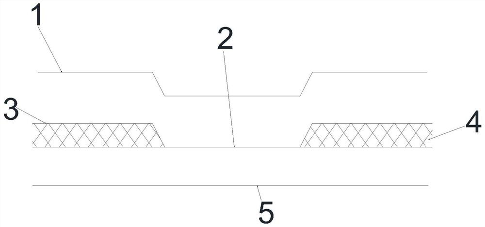 Free-collapsed warp-knitted jacquard fabric and manufacturing method