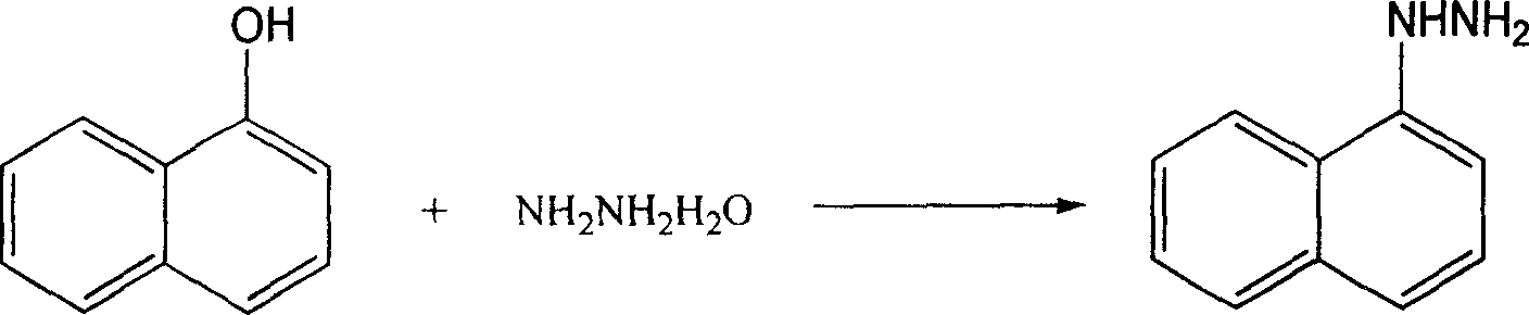 1-naphthylhydrazine preparation method