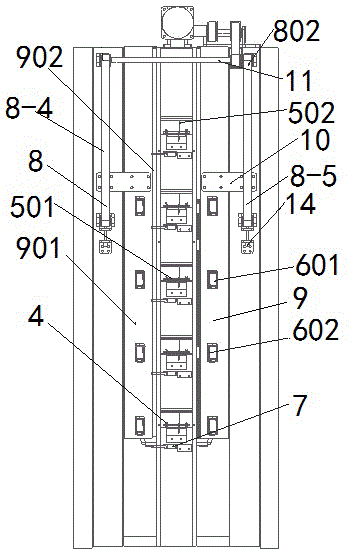 Basket lifting machine