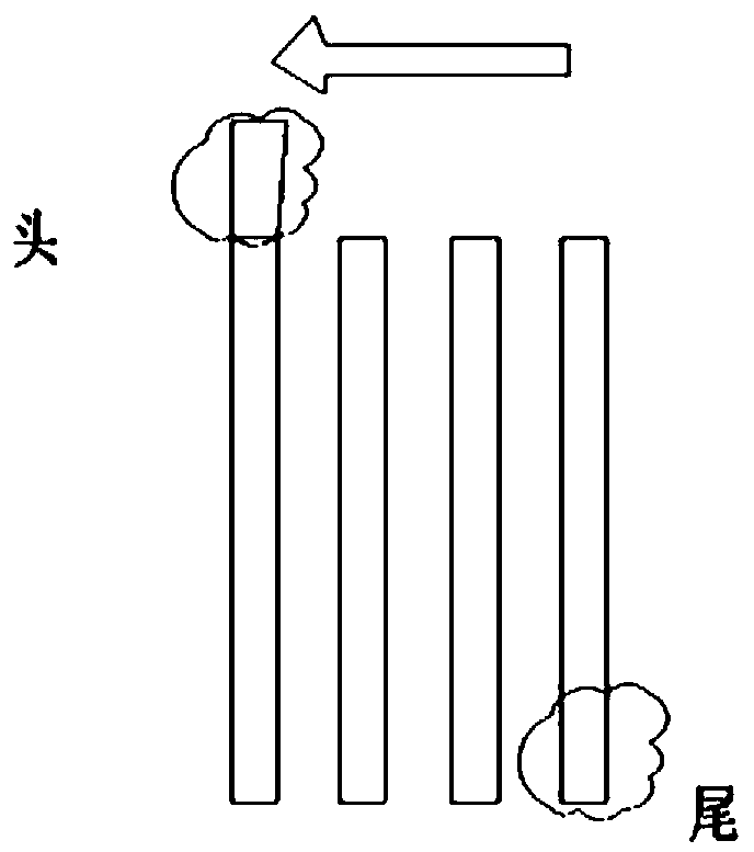 Technique for controlling size scatter difference of bearing steel of hot-rolled round steel