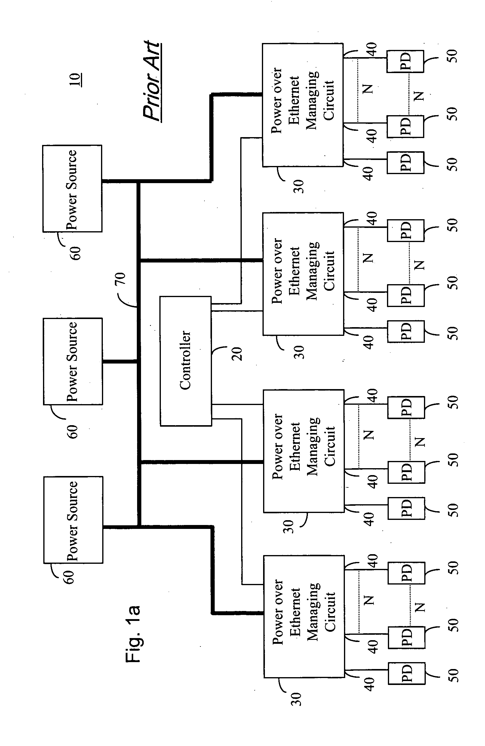 Method for rapid port power reduction