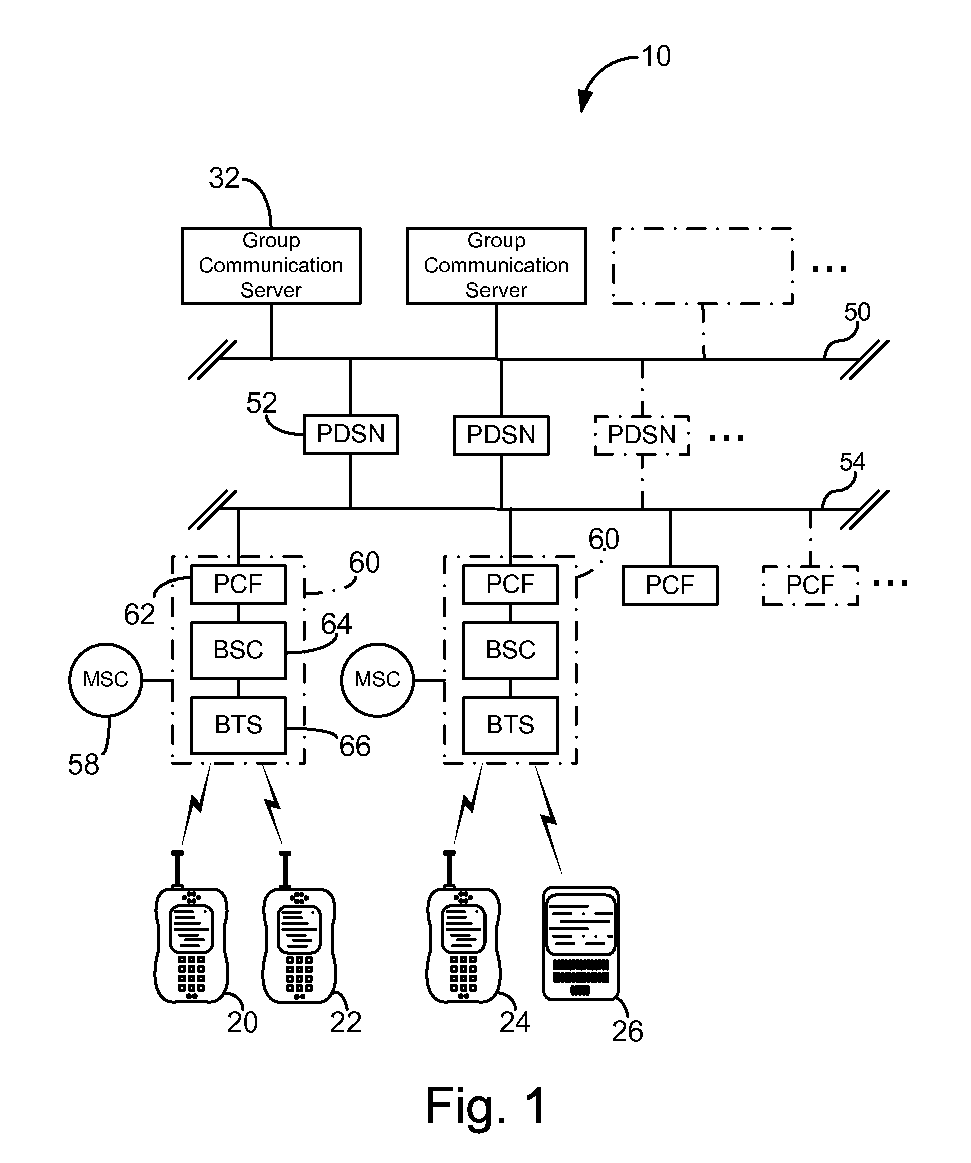 Wireless communication device having deterministic control of foreground access of the user interface