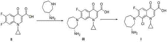 New method for synthesizing besifloxacin