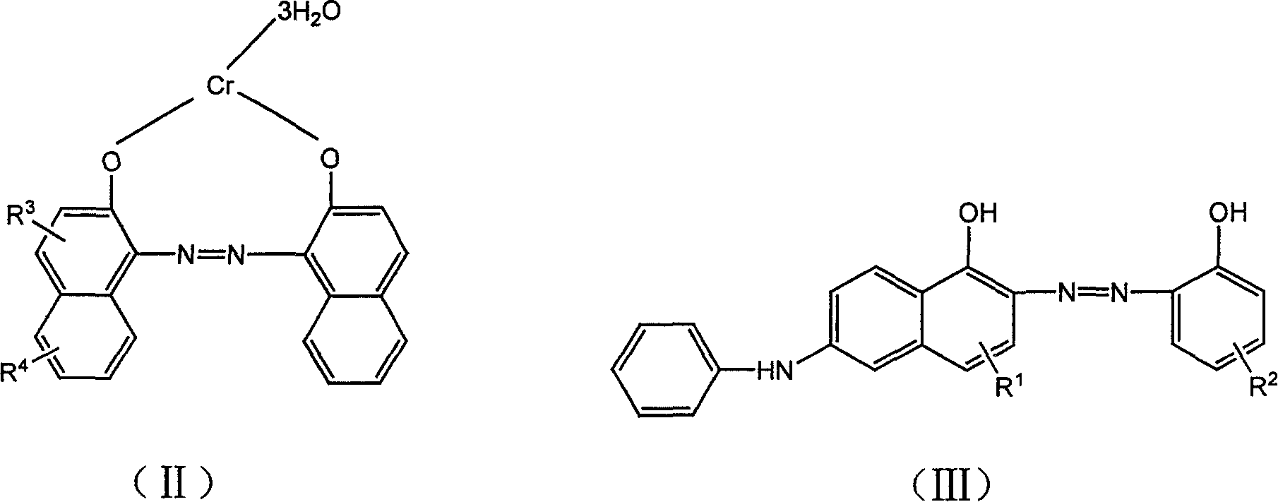 Bisdiazo metal complex dye and its prepn. method