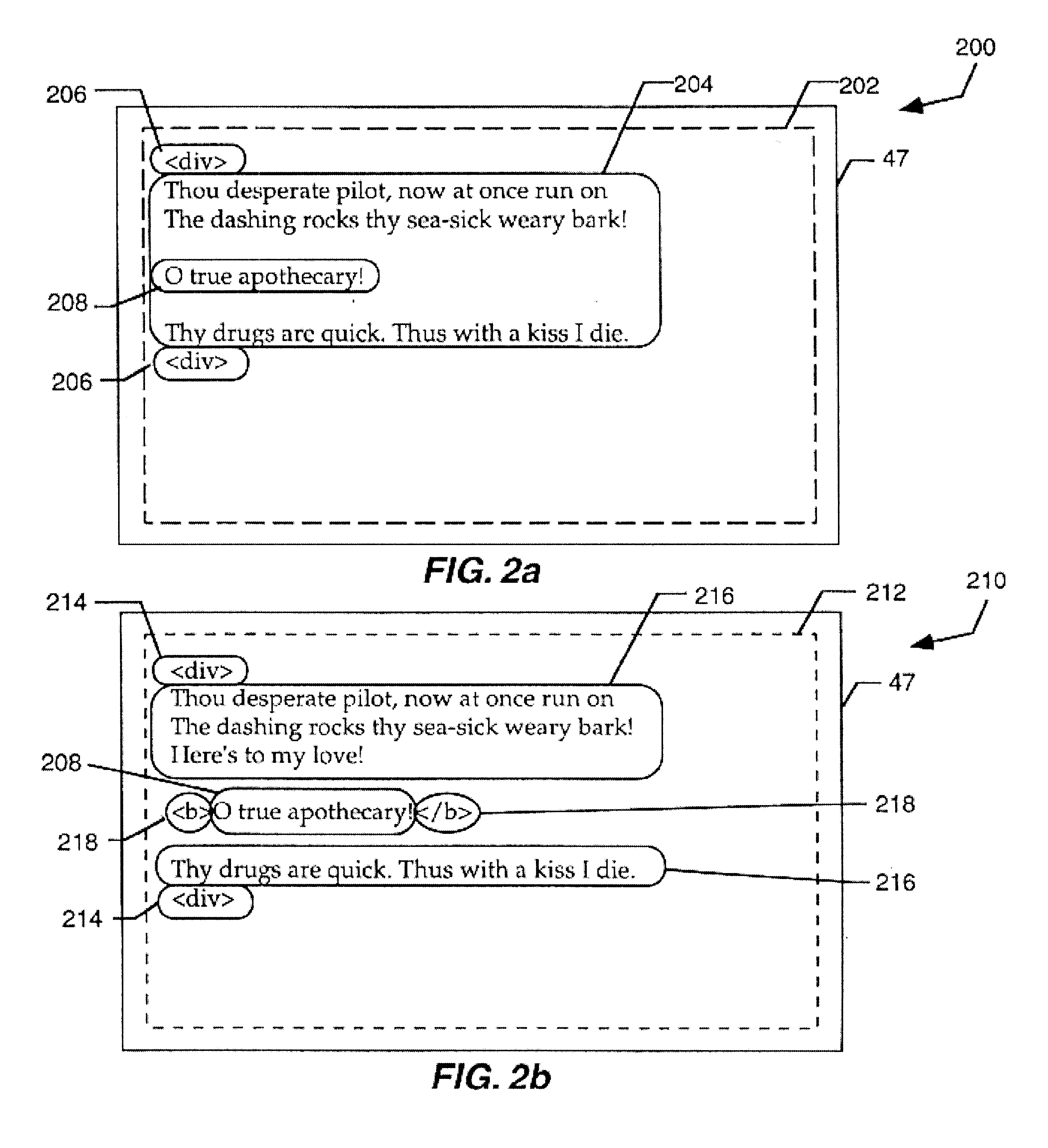 HTML/XML tree synchronization