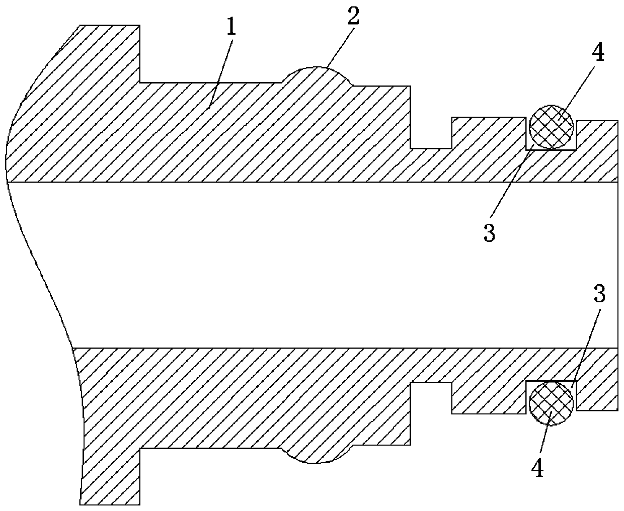 Connecting pipe device