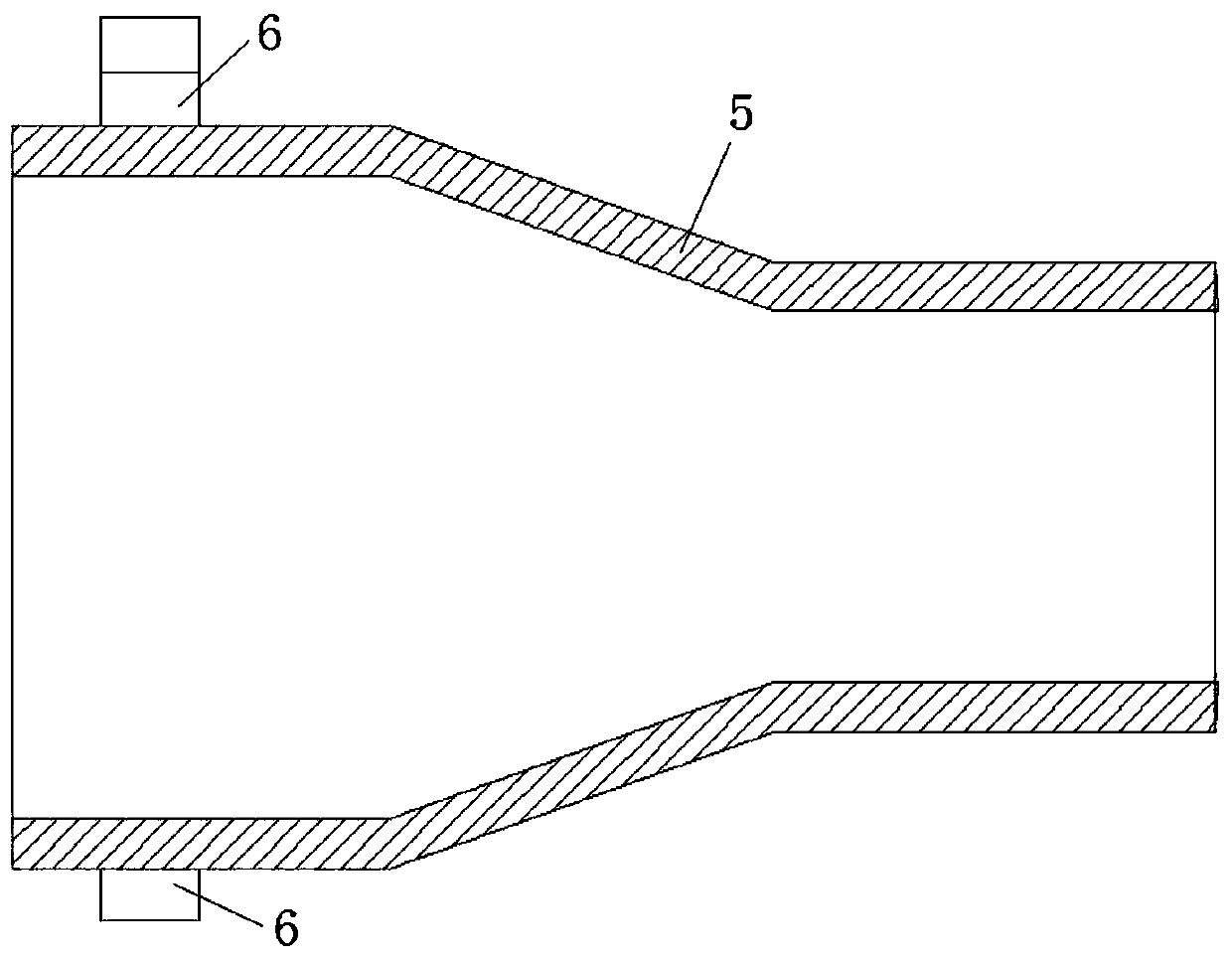 Connecting pipe device