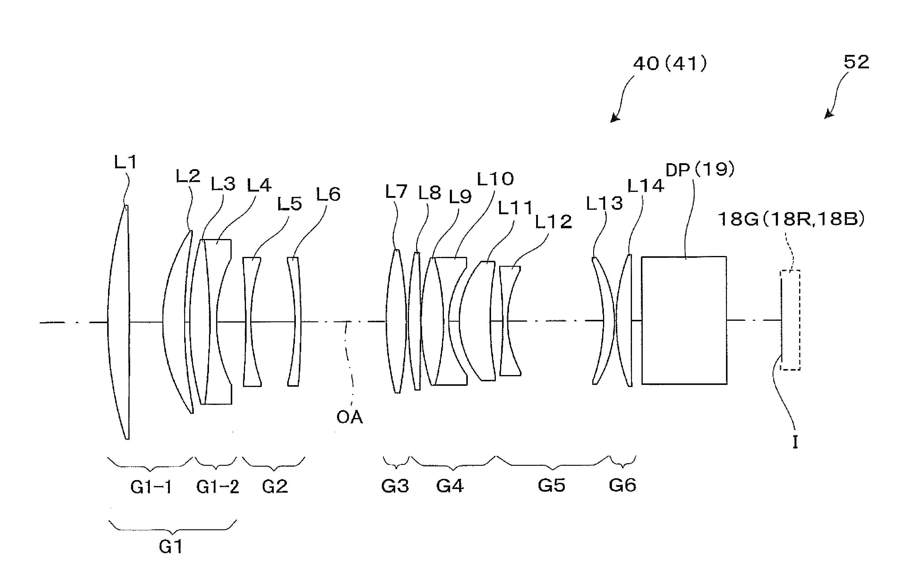 Projection system and projection-type image display apparatus