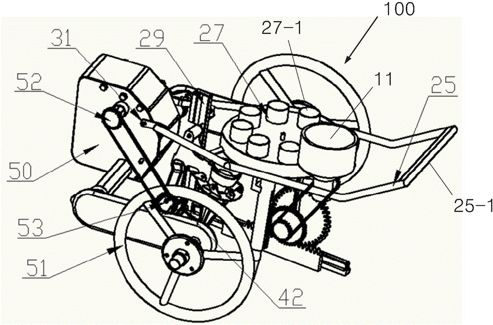 Tobacco seedling transplantation and fertilization integrated machine