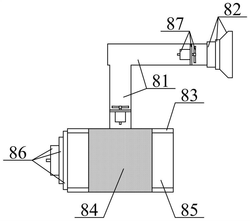 Garbage disposal landfill odor treatment equipment