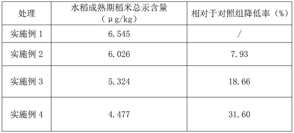 Method for planting rice in weakly acidic soil with slight mercury pollution