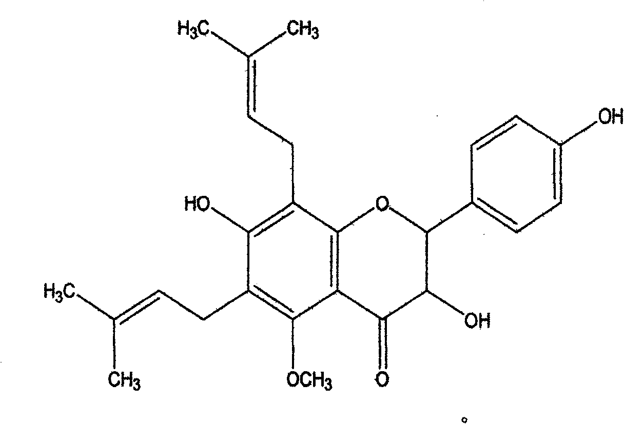 Extraction method of eriosema chinense isoflavoid extract