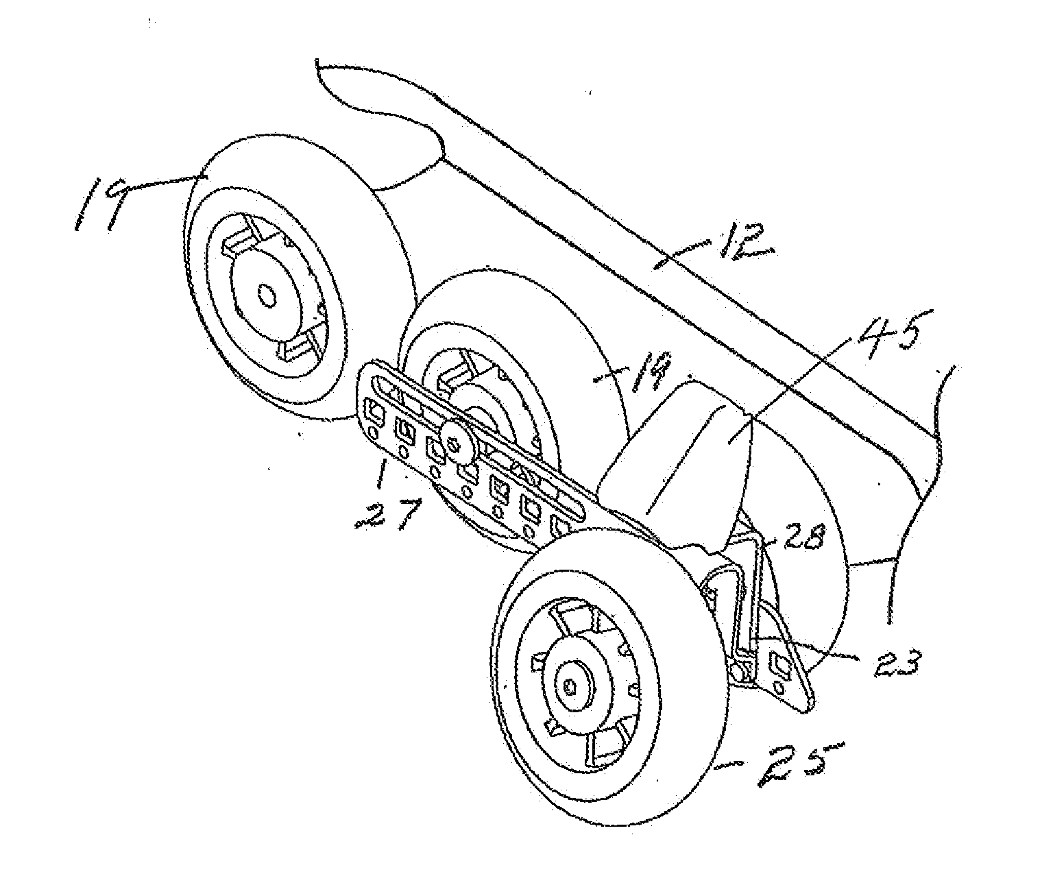 Inline skates training device