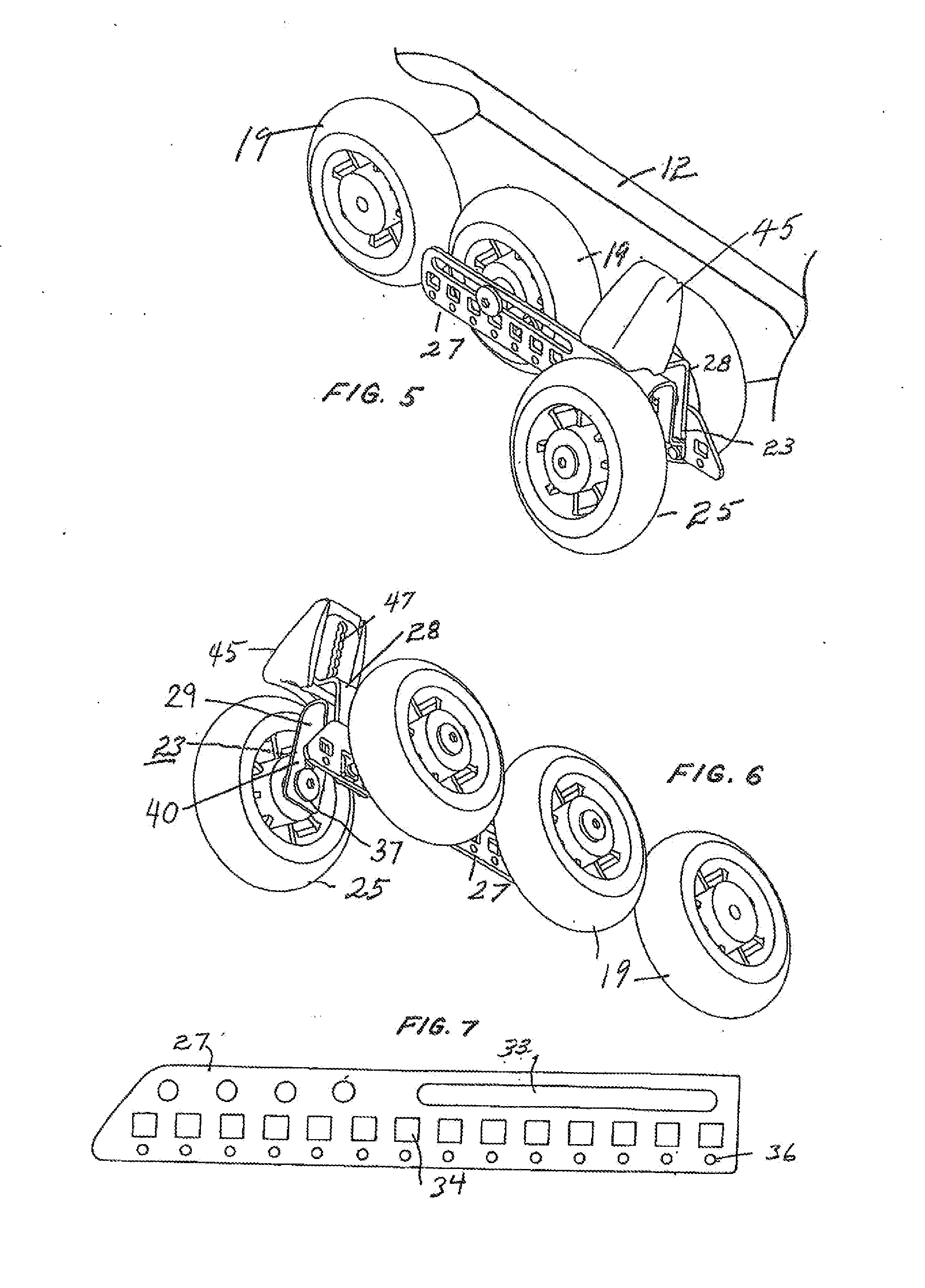 Inline skates training device