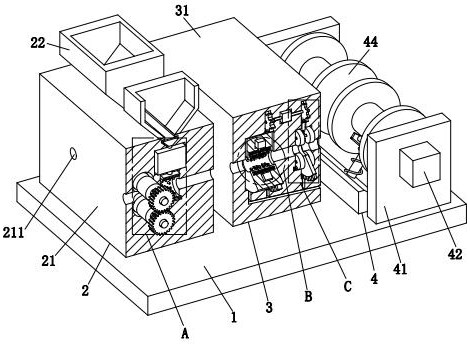 A wire and cable processing equipment