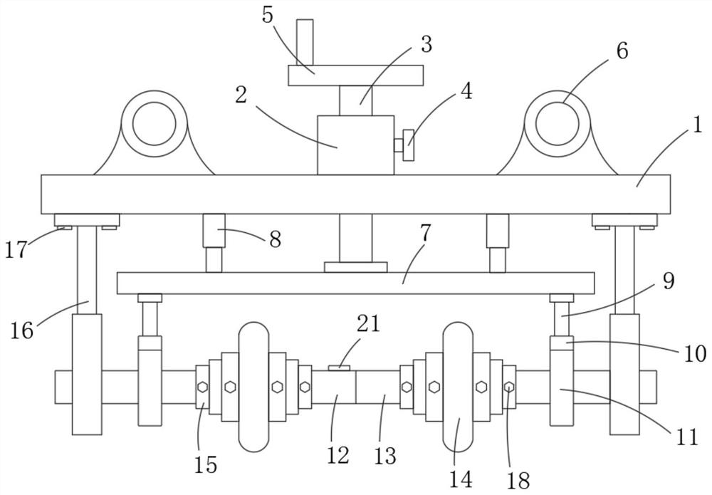 A non-woven creasing device