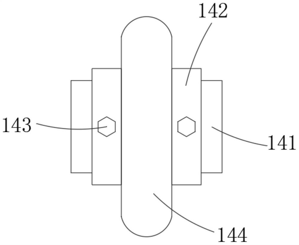 A non-woven creasing device