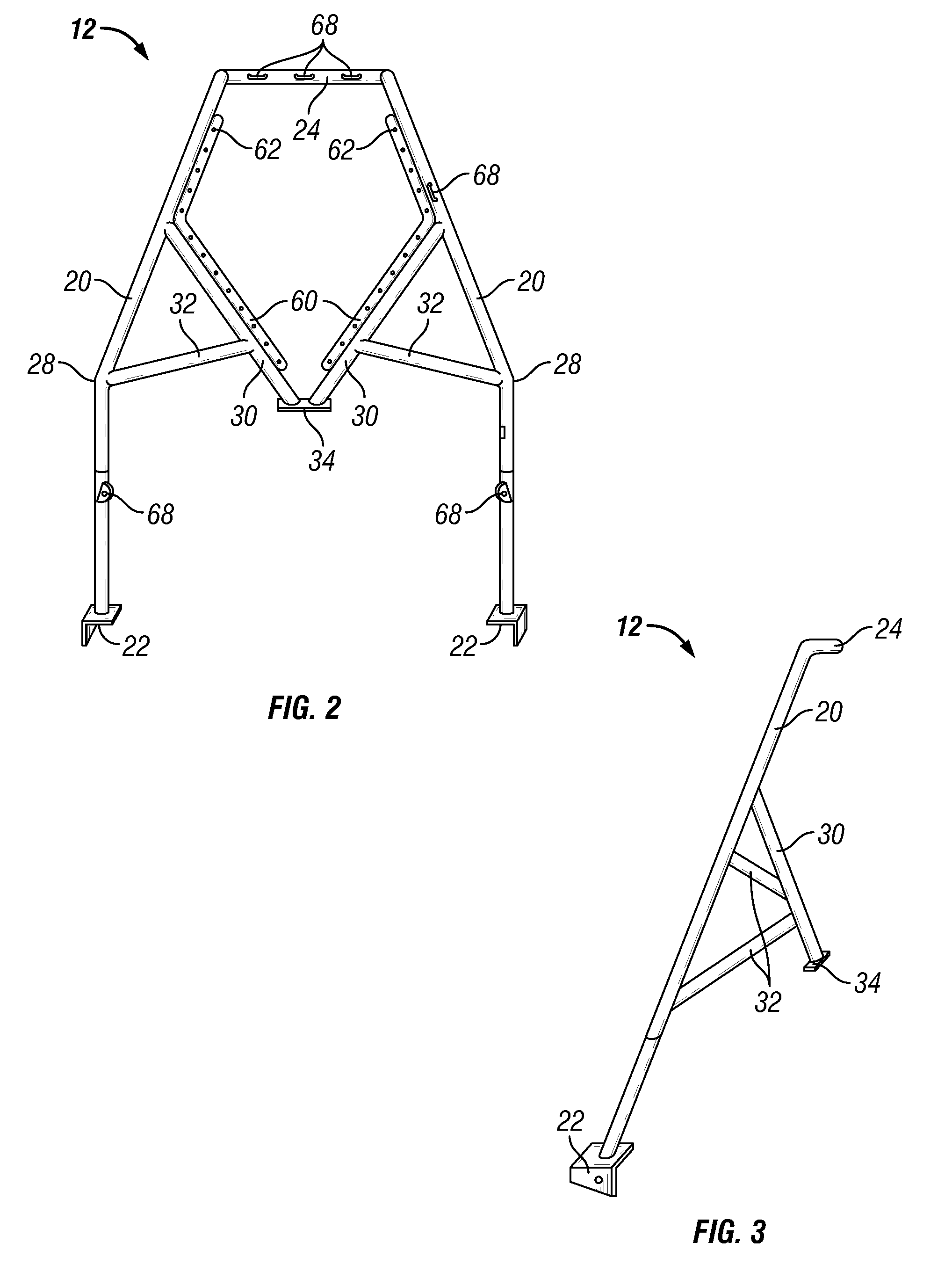 ATV roll bar system