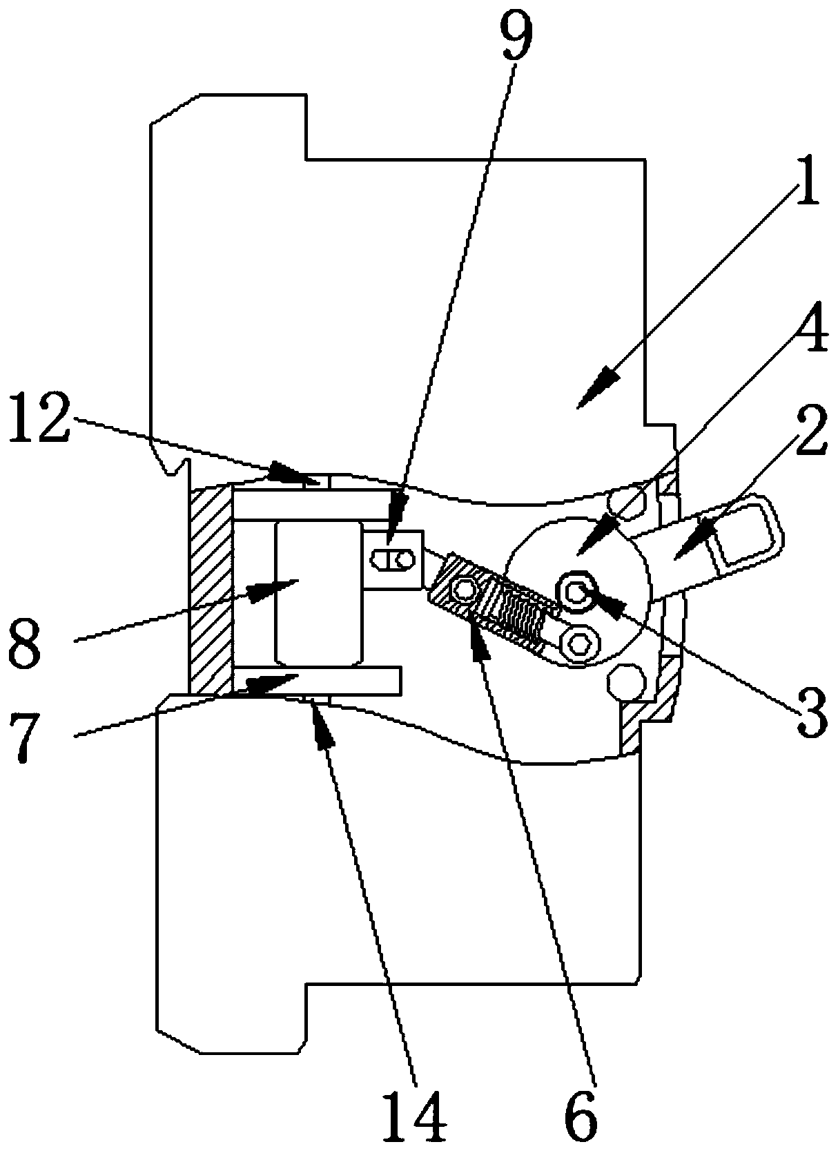 Circuit breaker with good current blocking performance