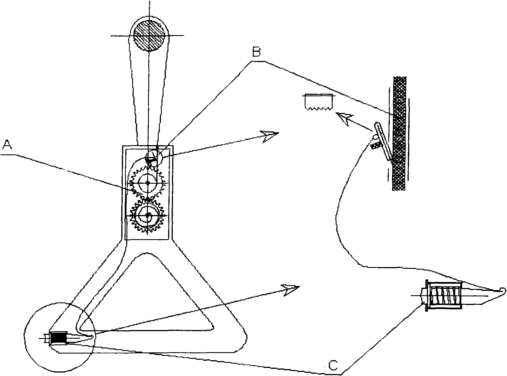 Novel height adjustable handle for public transport vehicle