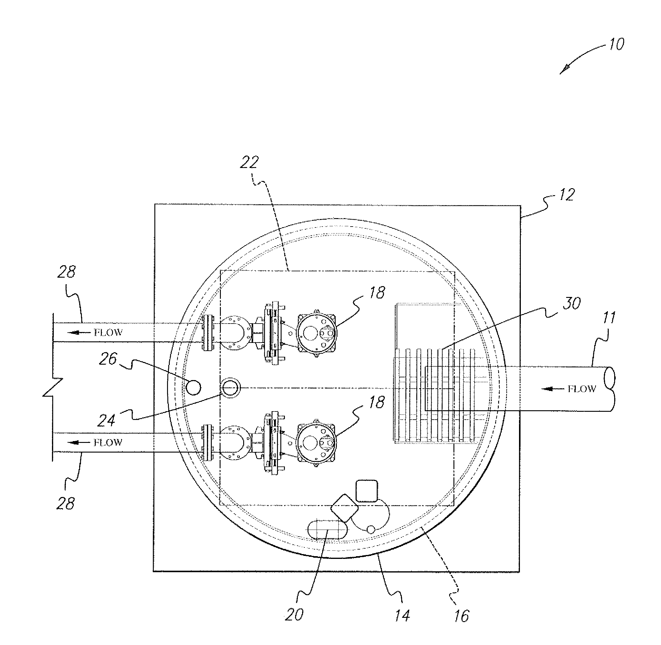 Portable steel-reinforced hdpe pump station