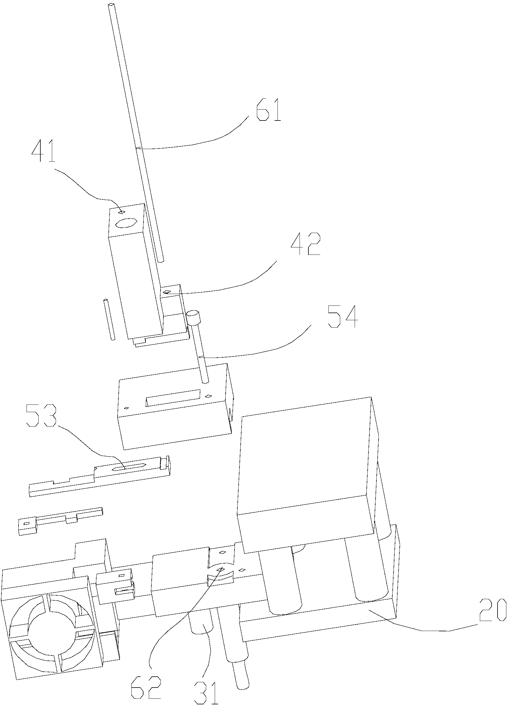 Connecting piece embedding device and method