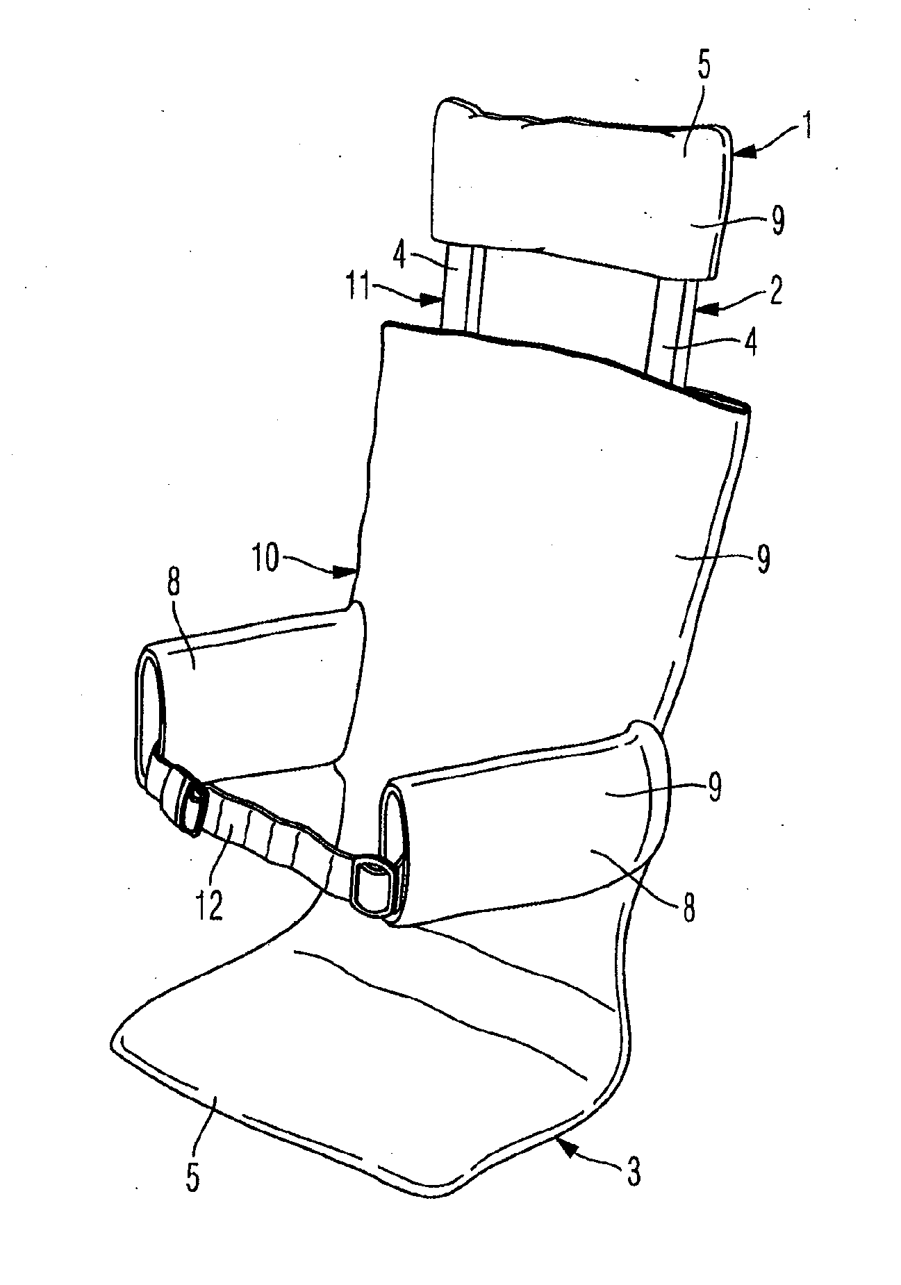 Child Seat Device for a Child and Stroller