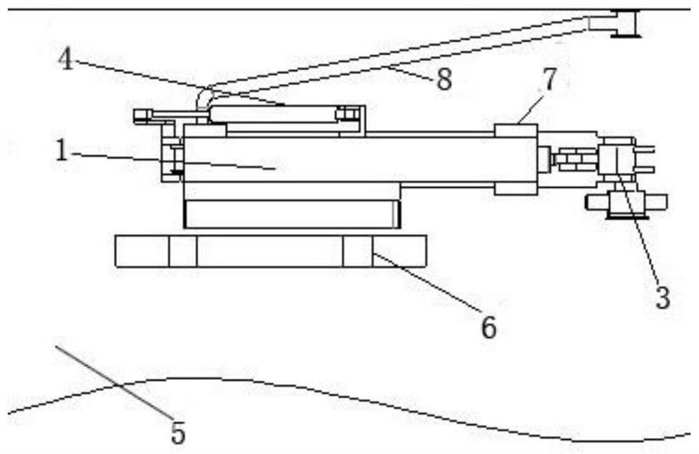 Buoy catching device with clamping and magnetic attraction fixing functions and method