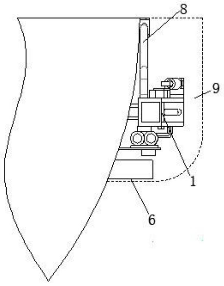 Buoy catching device with clamping and magnetic attraction fixing functions and method