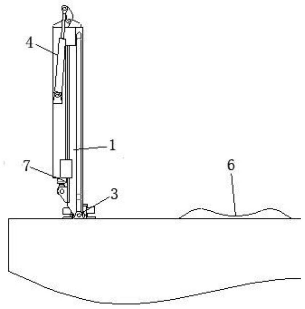 Buoy catching device with clamping and magnetic attraction fixing functions and method