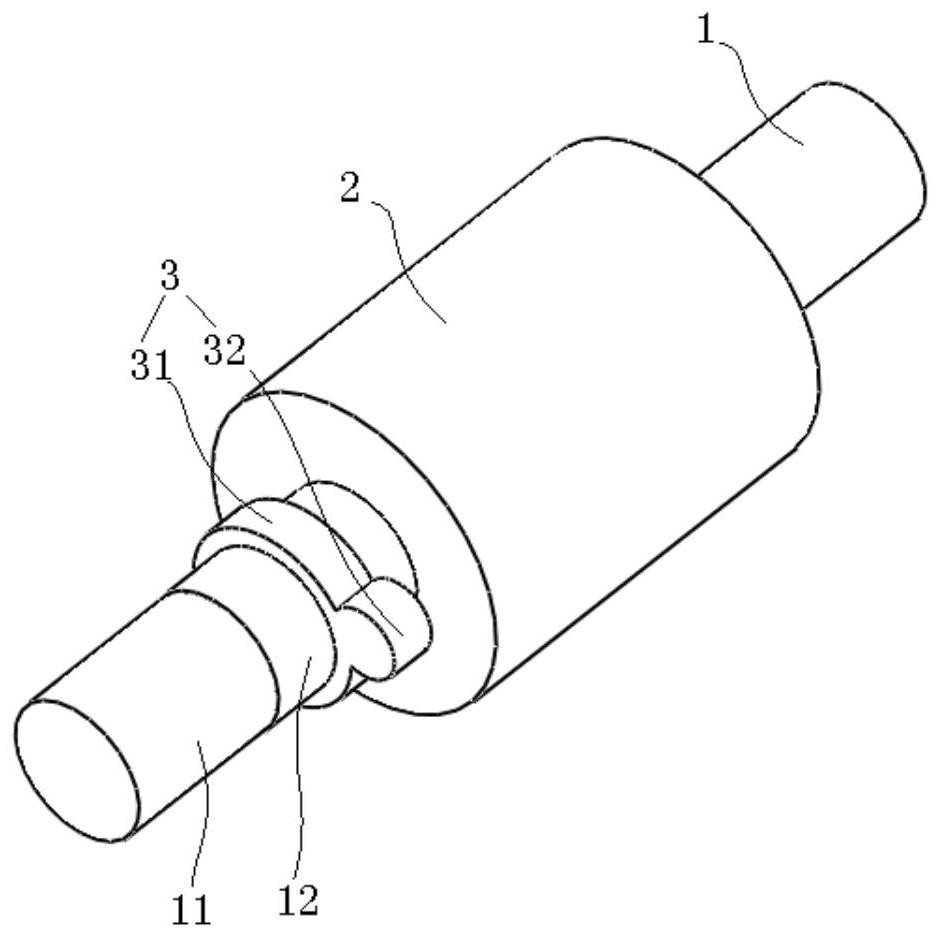 Electric power steering system, motor and rotor dynamic balancing method thereof