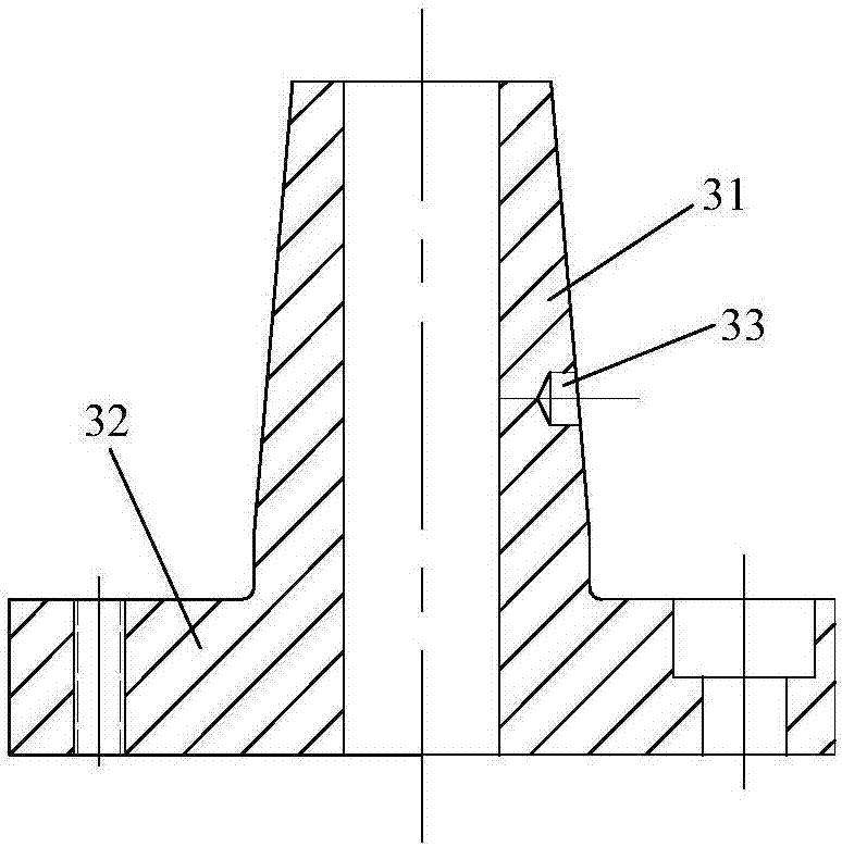 Elastic expansion sleeve suitable for engine crankshaft damping pulley dynamic balance fixture