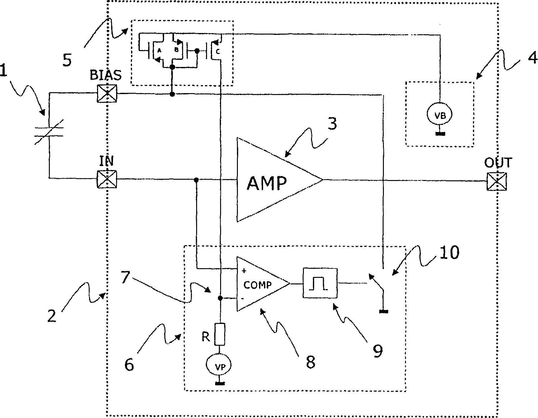 Detection and control of diaphragm collapse in condenser microphones