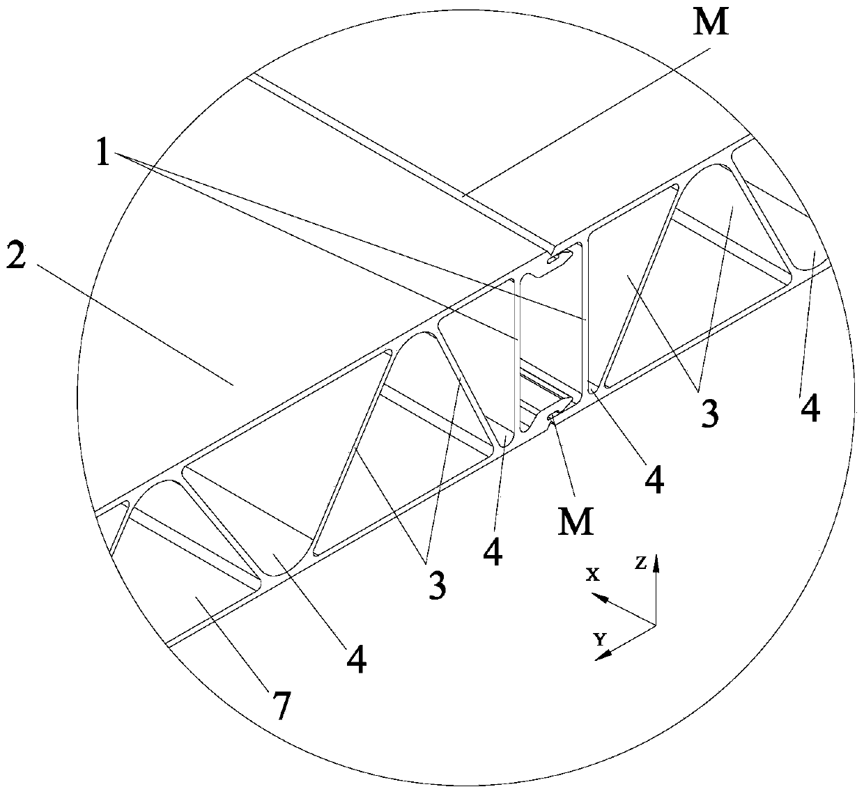 Mechanical processing method of wire arranging hole of large-size mold cavity board