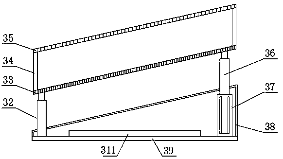 Crushing multistage screening device for building gravel aggregate