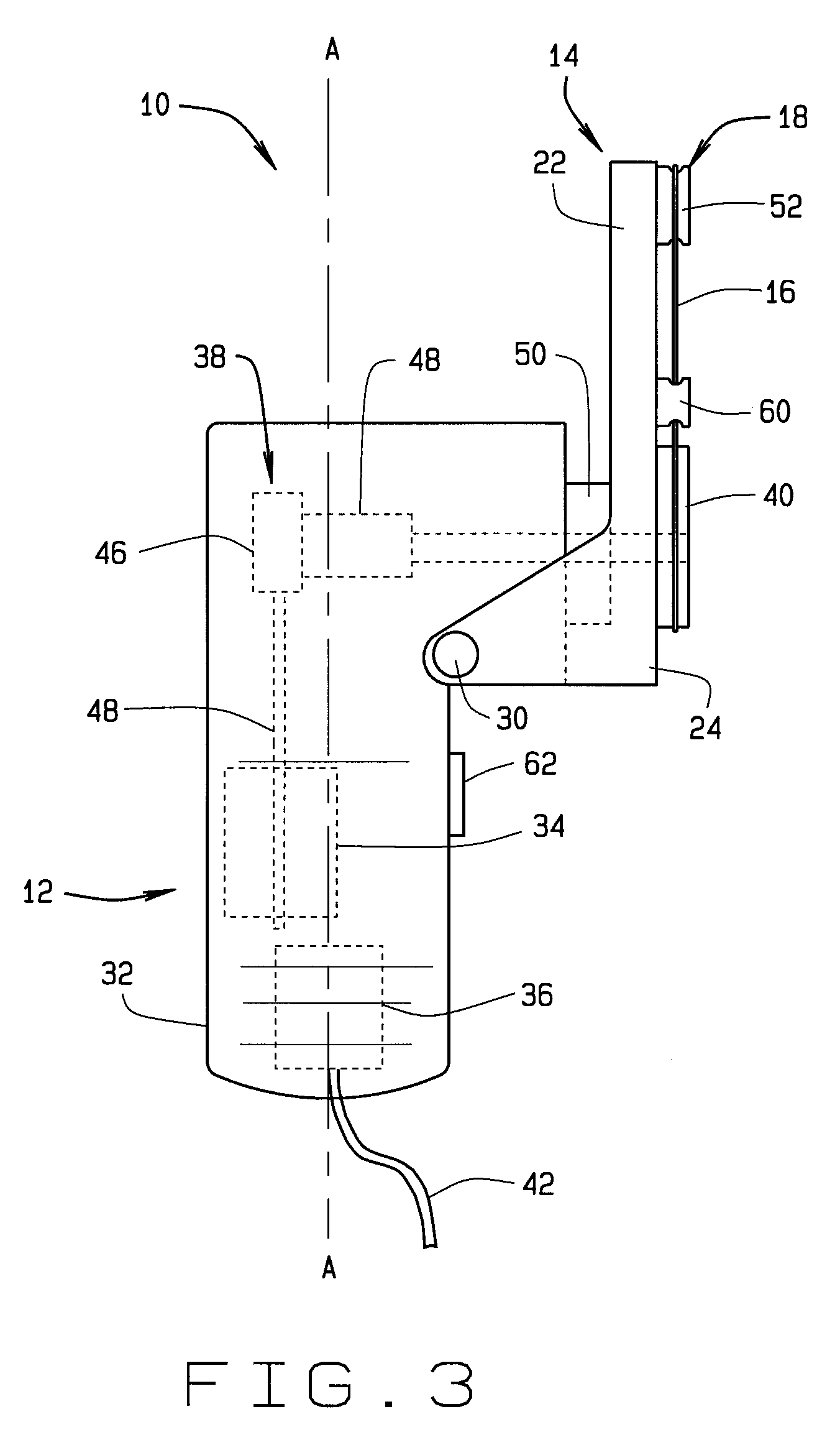 Removeable attachment for a powered tool