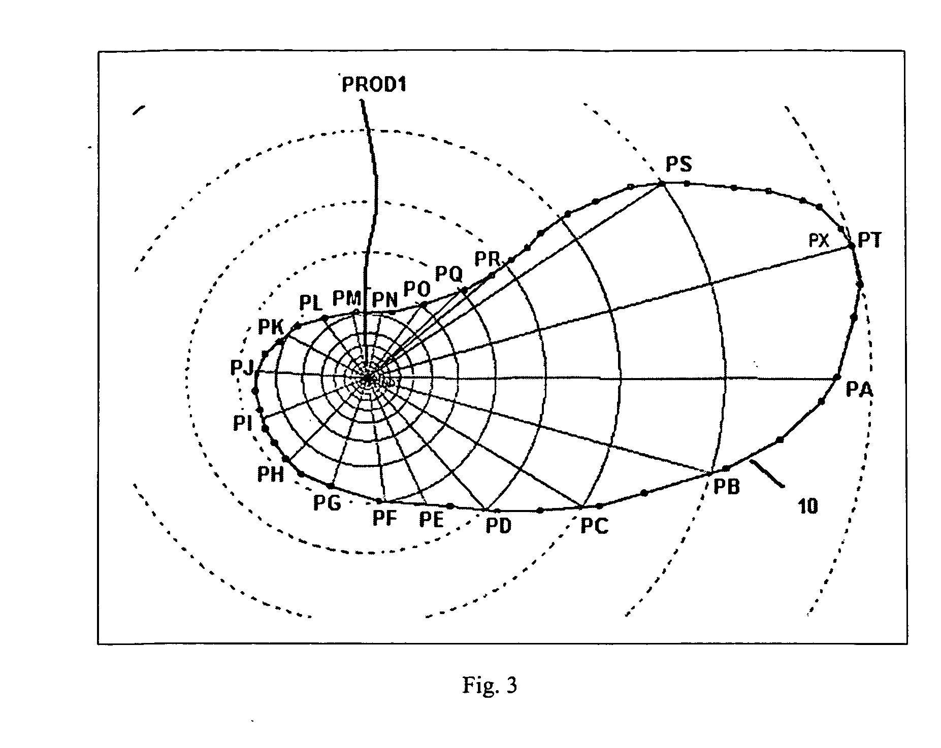 Method for producing full field radial grid for hydrocarbon reservoir simulation