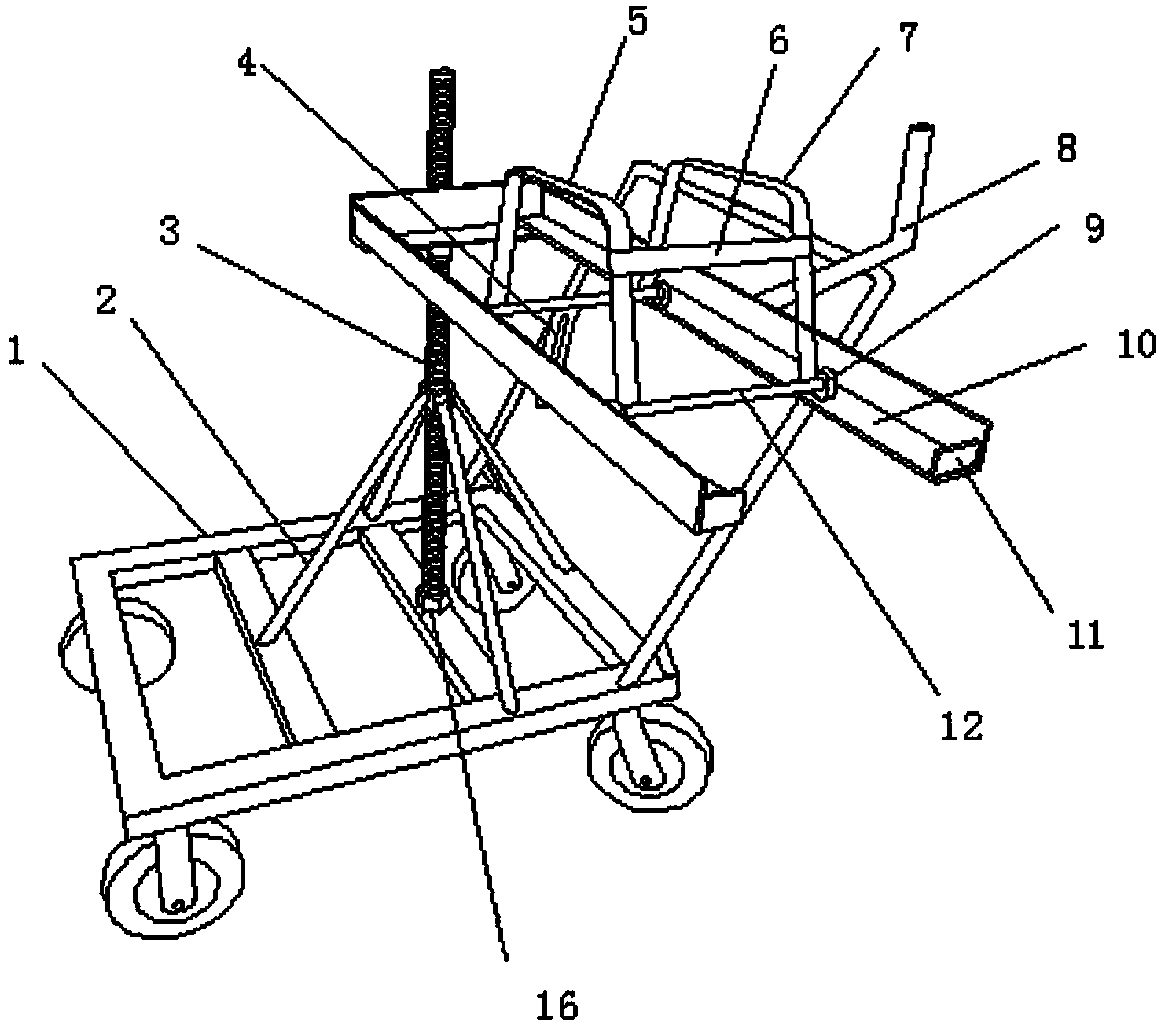 Elevation-type hedge trimmer