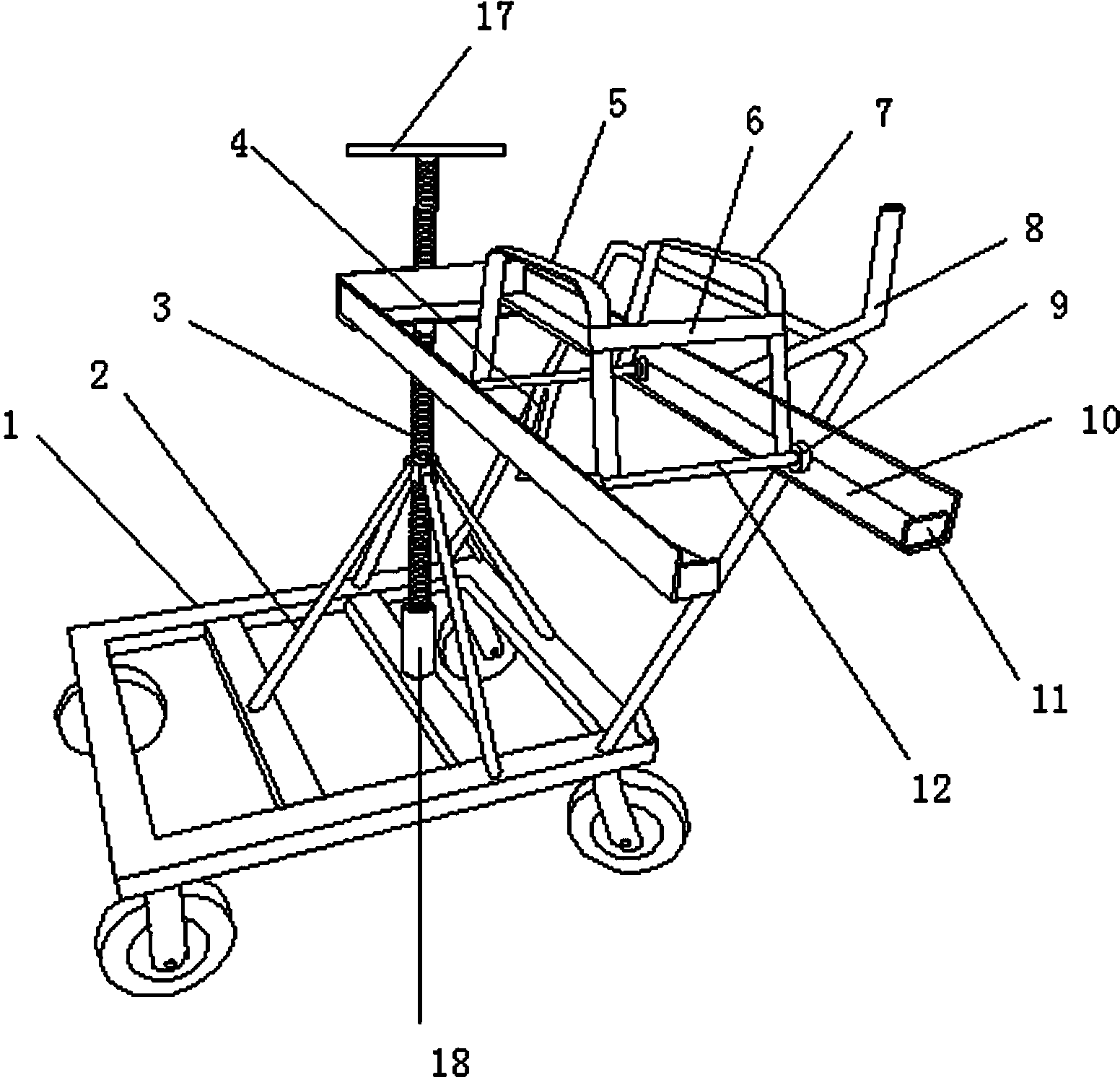 Elevation-type hedge trimmer