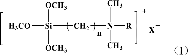 Method for preparing waterborne polyurethane/organosilicon montmorillonite nano composite material