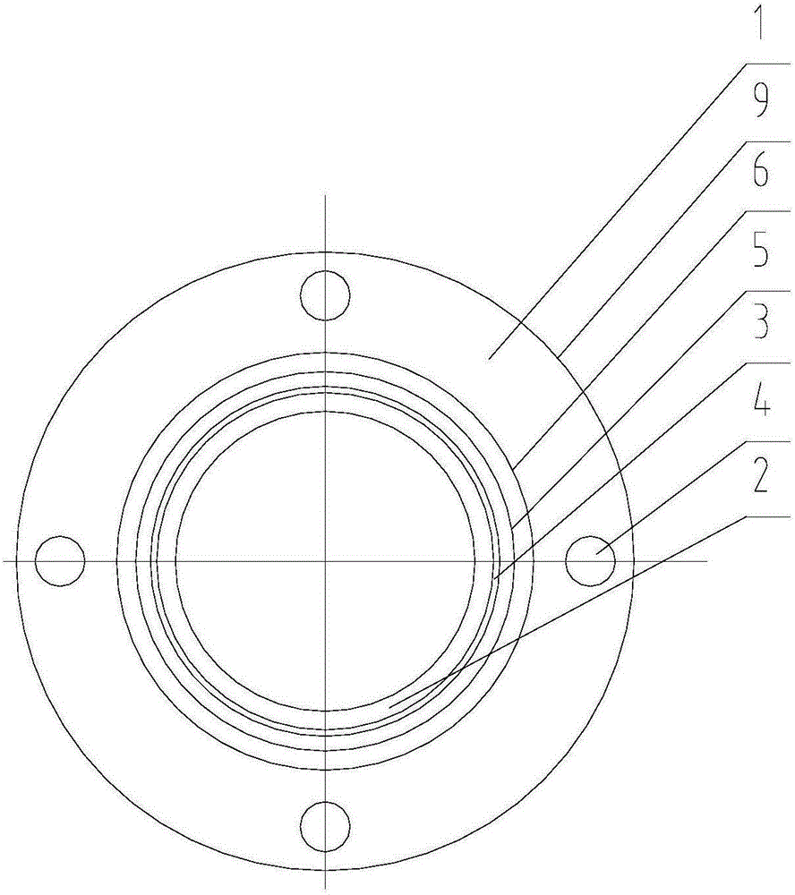 Annular sealing gasket for liquid pump