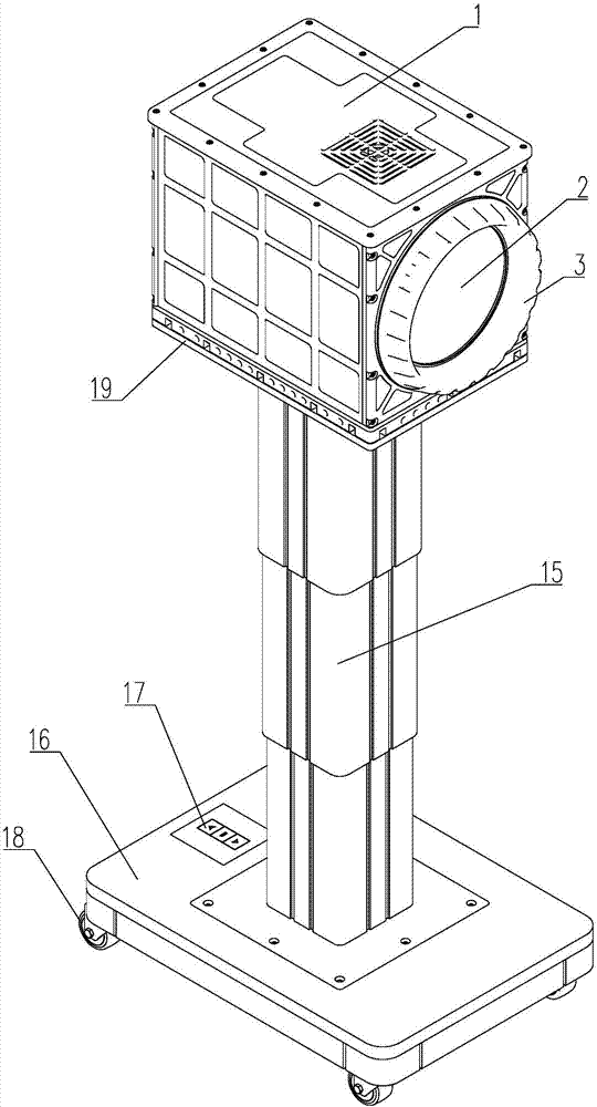 Thermal physiotherapeutic instrument