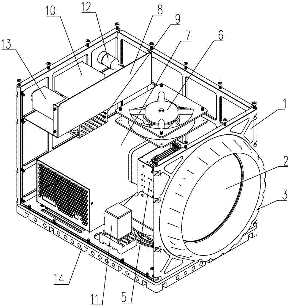 Thermal physiotherapeutic instrument